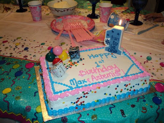 Maximilian Artemis First Birthday Cake