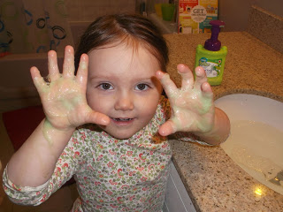 Sidney Trying out Pampers Kandoo Hand Soap Sidney Trying out Pampers Kandoo Hand Soap
