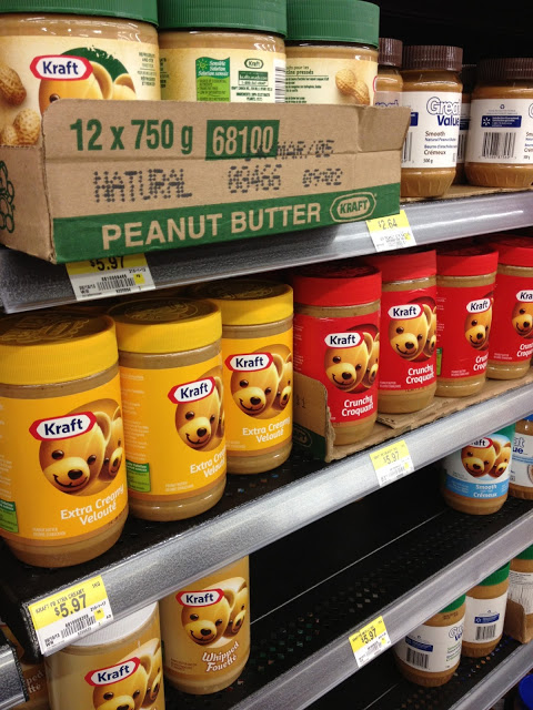 Peanut Butter Aisle in Walmart #shop
