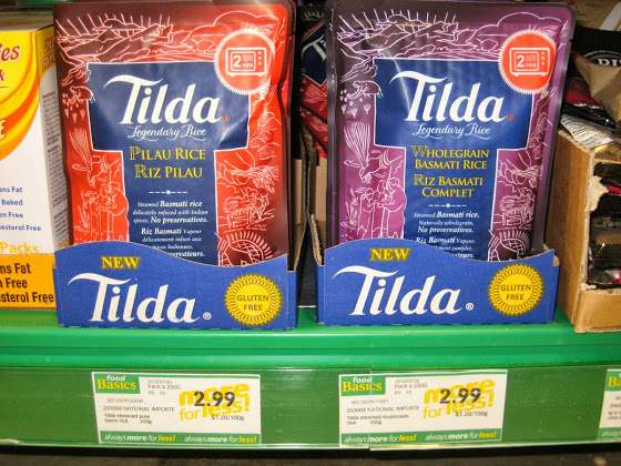 Tilda Canada Found at Food Basics