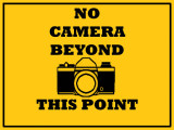 No Camera Sign Stock