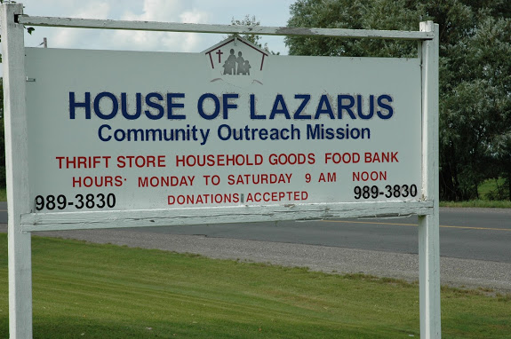 House of Lazarus Food Bank Signage House of Lazarus Food Bank Signage