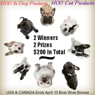 Biovea Dog and Cat Products Giveaway